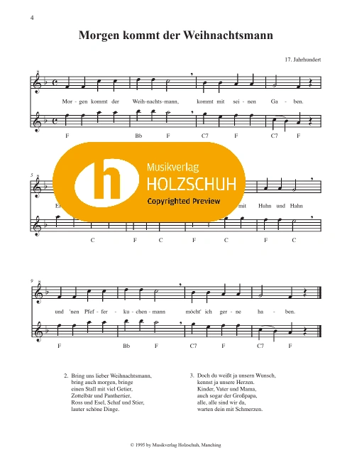 Morgen kommt der Weihnachtsmann